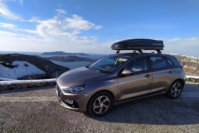 Private transfer Port/Airport or any destination in Santorini - Where you can be dropped off: any car-accessible spot on Santorini