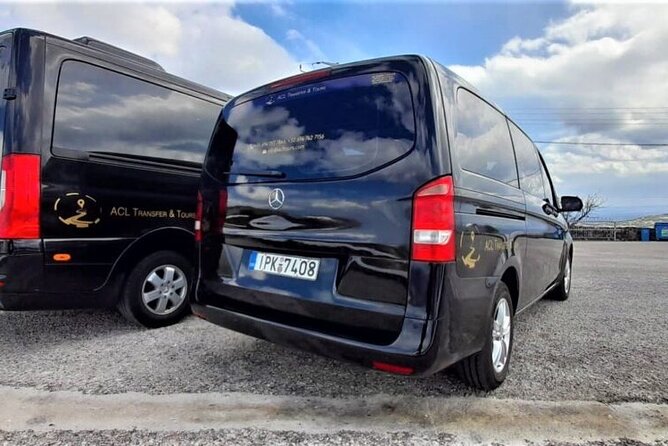 Private Transportation from Airport to Oia - Arrivals meet & greet: how you actually get from the terminal to the car