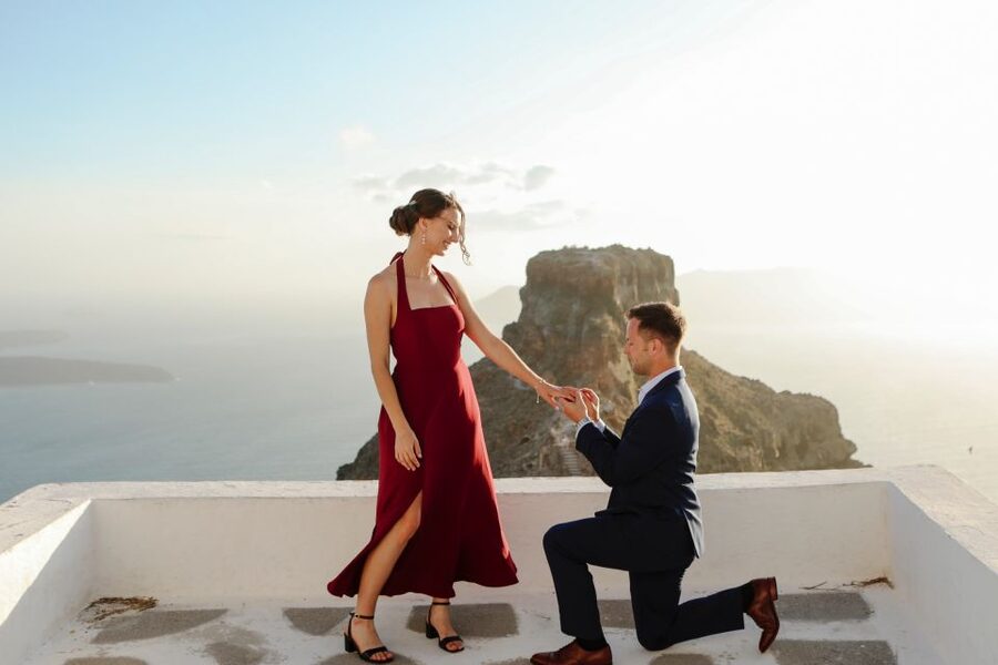Proposal Photographer in Santorini - Meeting your photographer: why candid beats posed