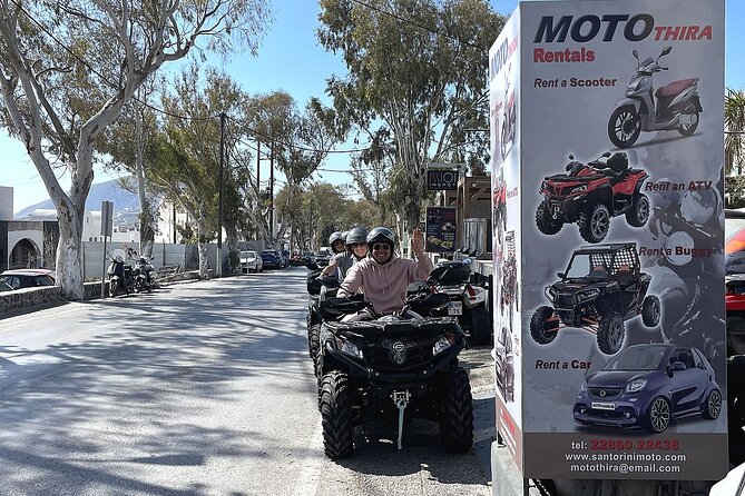 Rent an ATV Santorini - Training Briefing and the Free Test Drive That Calms Your Nerves