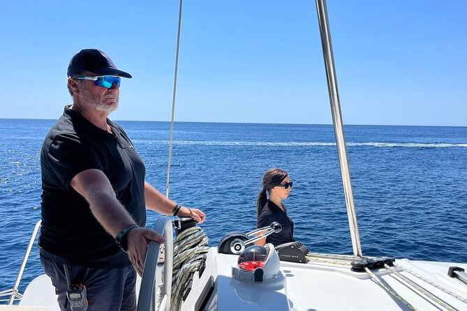 Sailing Cruise in Santorini With Fairwind - Mesa Pigadia: Your Swim and Snorkel Break
