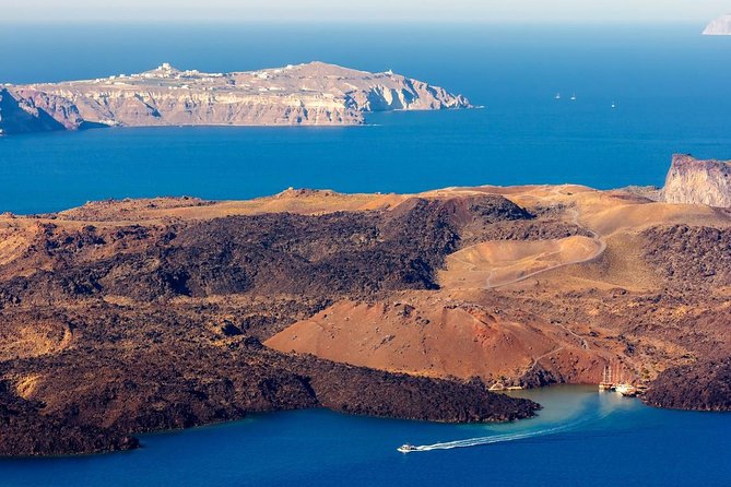 Santorini 30min Helicopter Tour - Pyrgos and Castelli of Pyrgos: the quieter volcanic side