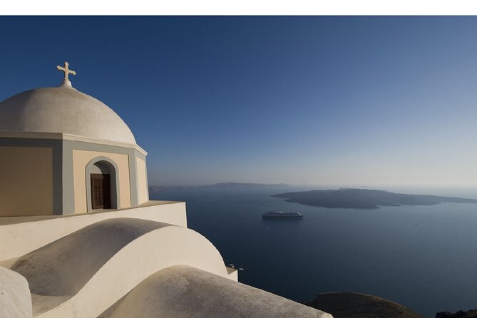 Santorini 360: Helicopter Ride, Must-See Sights & Wine Tasting - Pyrgos Kallistis: narrow alleys, blue domes, and a quieter pace