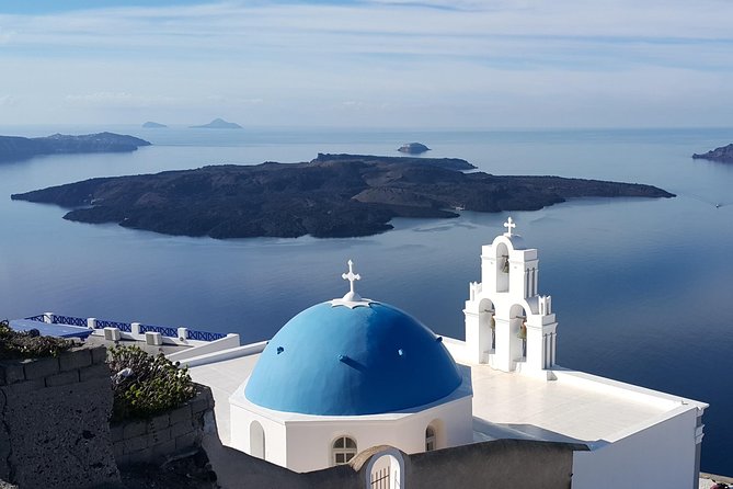 Santorini: 4hr Small Group Shore Excursion with Minimum Walking - Stop 1: Profitis Ilias Monastery photo stop with postcard viewpoints