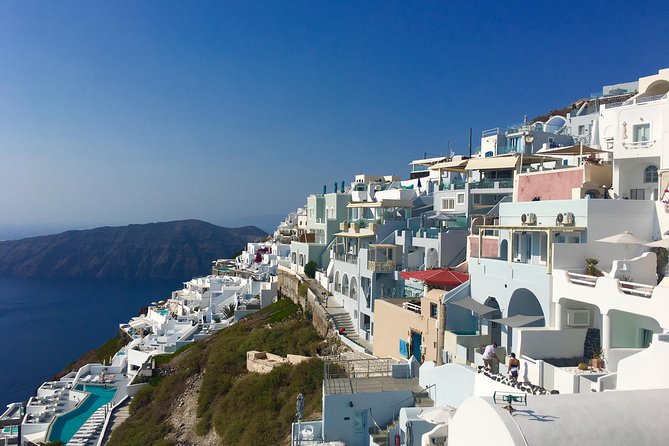Santorini 5 Hour Private Oia Tour & Lunch/Dinner at a Local Farm - Mercedes-Benz Vito Tourer pickup in Fira: comfort that saves energy