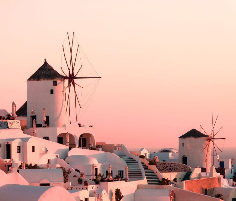 Santorini 5hour Semi-Private SECRET SUNSET Tour - Oia start: cliff views and that 1.5-hour walk