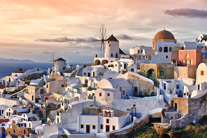 Santorini: 6hr Private Tour with Olive Oil, Beer or Wine Tasting - Meeting at the cable car: quick start, clear end
