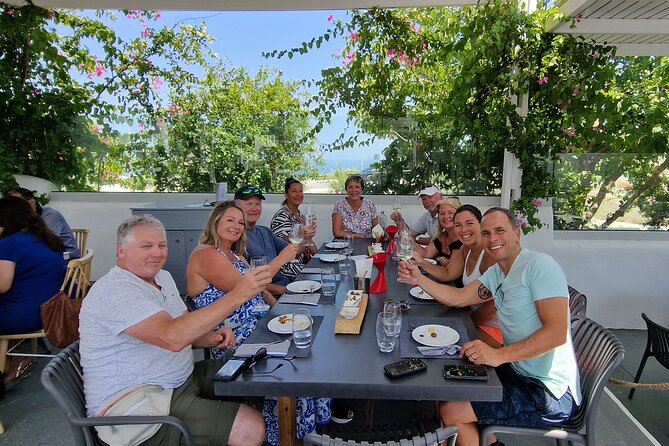 Santorini: 6hr Small Group Shore Excursion Villages & Wine - Stop 1: Monastery of Profitis Ilias and the volcano lesson you’ll remember