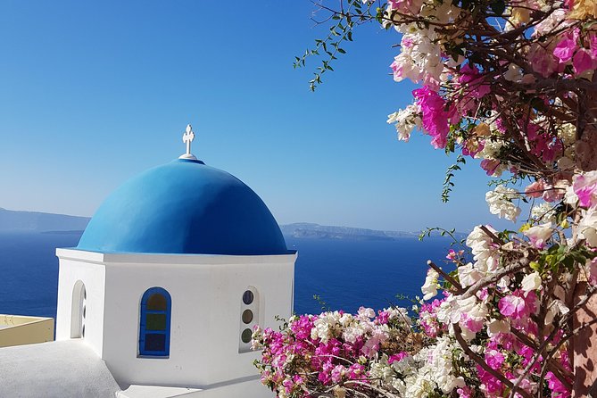 Santorini: 6hr Small Group Shore Excursion Villages & Wine - Stop 3: Castle of St Nicholas—guided walk plus breathing room
