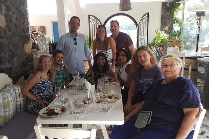 Santorini 8-Hour Private Tour with Hotel & Cruise Port Pickup - Perissa Black Sand Beach: Time to Unwind or Eat Well