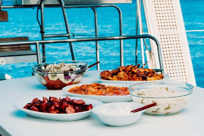 Santorini: All-Inclusive Private Catamaran Experience - Key things that make this Santorini catamaran work well