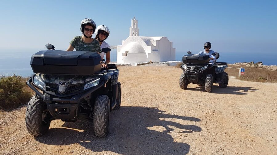 Santorini: ATV guided tour around the South of the island - Quads, training, and what you need to bring