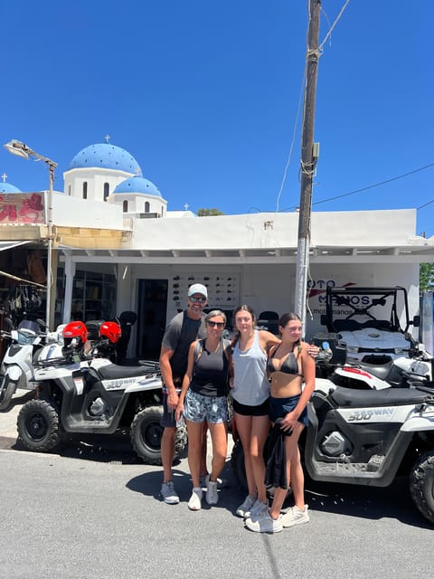 Santorini: ATV guided tour around the South of the island - From Perissa to the Black Beach: the start you’ll actually remember