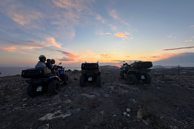 Santorini ATV-Quad Off-road Experience Tour with Transportation - Emporio village: Venetian views, defensive towers, and calmer roads