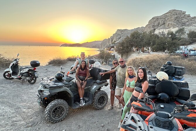 Santorini ATV-Quad Off-road Experience Tour with Transportation - Windmills of Emporio sunset: the timing that changes the whole day