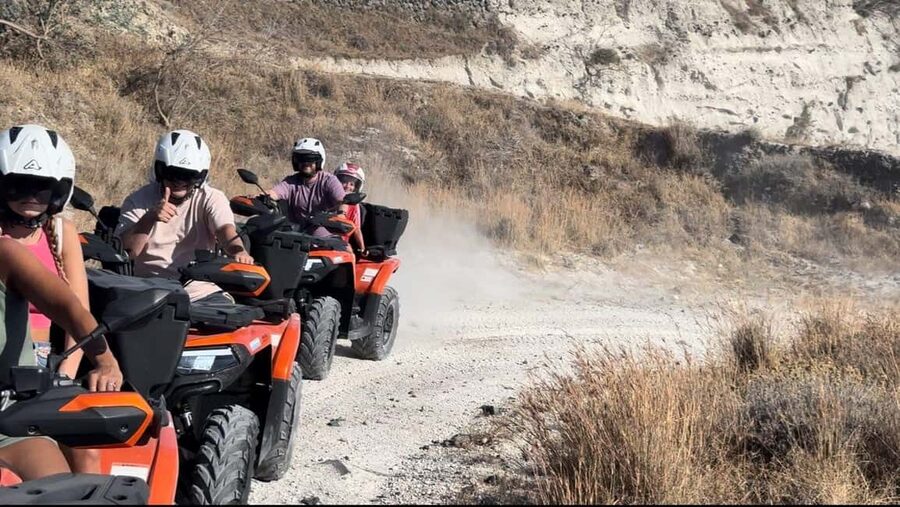 Santorini: ATV-Quad Off-Road Safari with Hidden Trails - Pickup and meeting points: how to avoid the usual travel-day stress