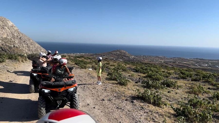 Santorini: ATV-Quad Off-Road Safari with Hidden Trails - The ATV setup and what 210 minutes really adds up to