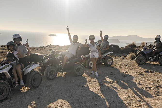 Santorini ATV Quad off-road Tour: Perfect for Cruise Passengers - The 3-hour route: from Perissa black sand to the Heart viewpoint
