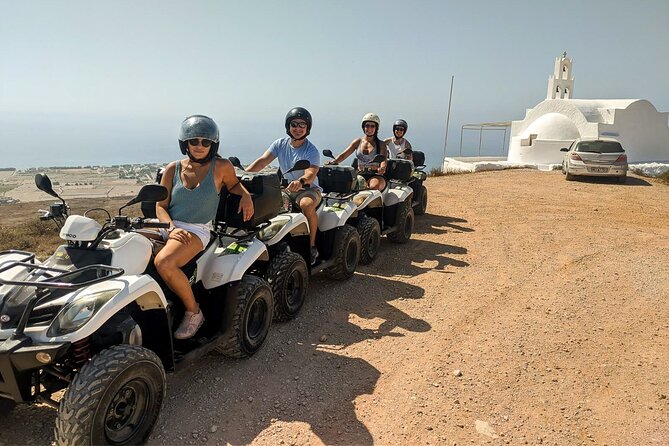 Santorini ATV Quad off-road Tour: Perfect for Cruise Passengers - Emporio windmills and the castle view: Cycladic icons without the crowd circus