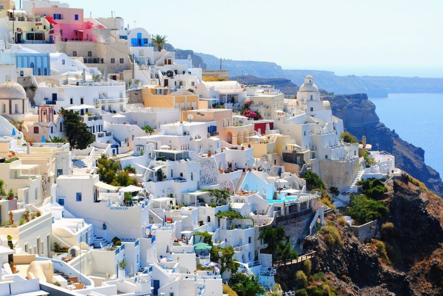 Santorini: Best Of Santorini Private Tour with a Local Guide - Prophet Elias Lookout: the highest-point panorama effect