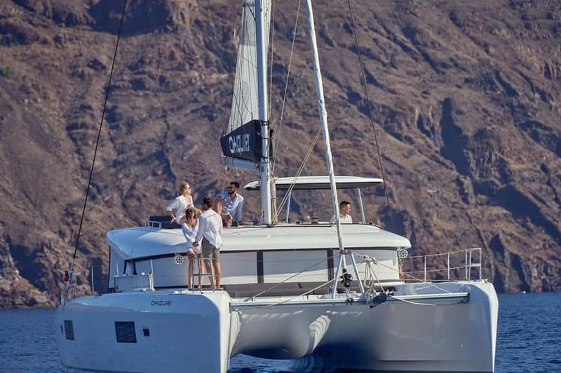 Santorini: Caldera Classic Catamaran Cruise w/ Meal & Drinks - Evening Sunset vs Morning Cruise: Choose the Mood That Fits Your Trip