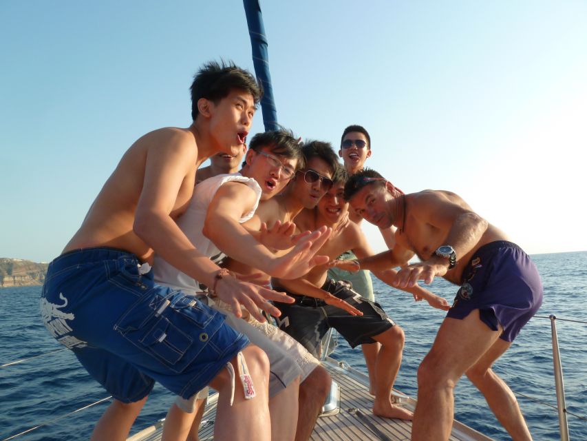 Santorini Caldera: Morning Sailing Cruise with Meal - Snorkeling Gear Included: How to Use It Without Hassle