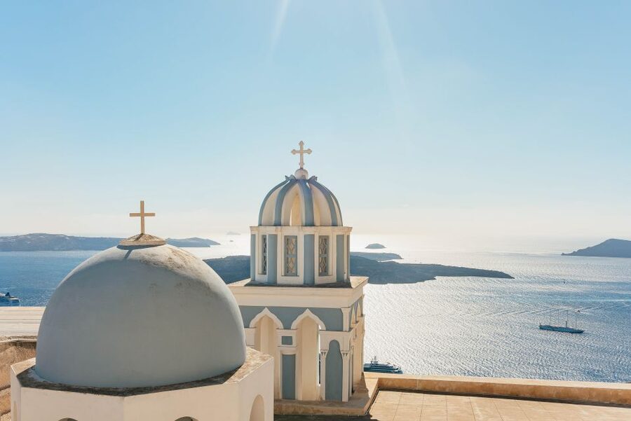 Santorini: Caldera Trail Guided Hike and Sunset Viewing - Fira to Firostefani: classic streets, then a break from the crowds