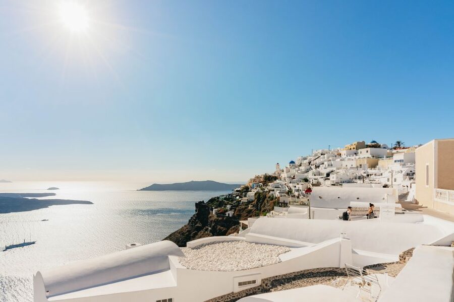 Santorini: Caldera Trail Guided Hike and Sunset Viewing - Imerovigli and the monastery area: where the views feel wide open