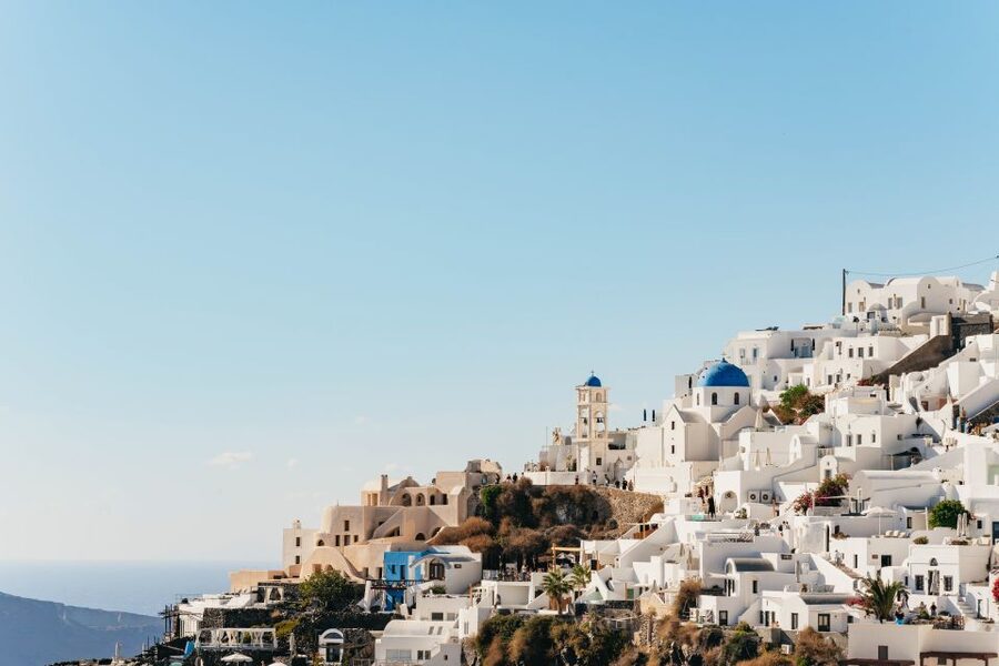 Santorini: Caldera Trail Guided Hike and Sunset Viewing - The Prophet Elias chapels break: where the picnic hits at the right time