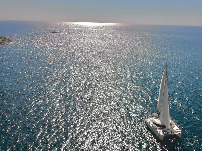 Santorini: Catamaran Cruise with Food and Drinks - Food, Drinks, and Value at About $100 Per Person