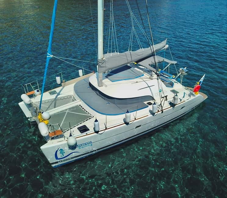 Santorini: Catamaran Cruise with Food and Drinks - Red Beach: Volcanic Color, Swim Time, and a Note on Wind