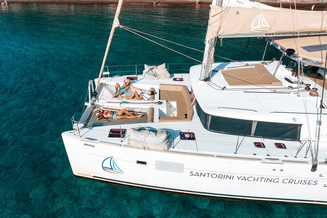 Santorini Catamaran Cruise: with Lunch, BBQ, Open Bar, Transfers - First Look: Why This Catamaran Day Works So Well in Santorini