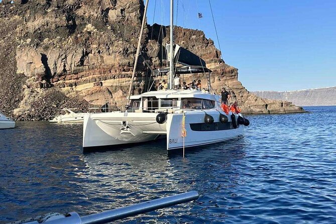 Santorini Catamaran Cruise with Meal and Drinks - Key highlights you’ll care about