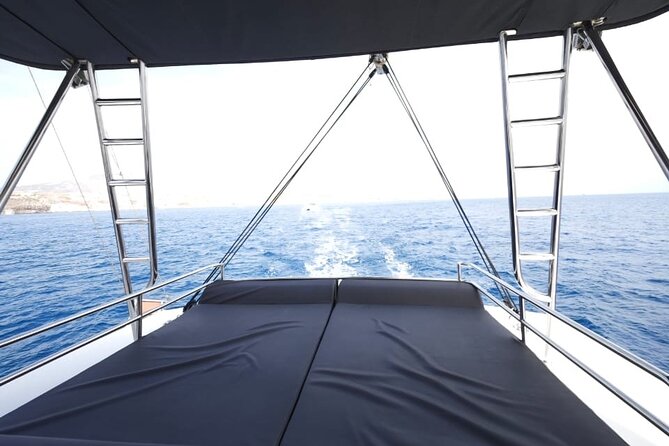 Santorini Catamaran Cruise with Meal and Drinks - Ellie and Thomas: the crew vibe that makes it feel personal