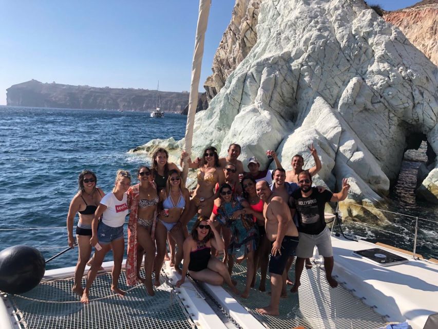 Santorini: Catamaran Cruise with Meal & Open Bar - Quick tips to get the most out of the day