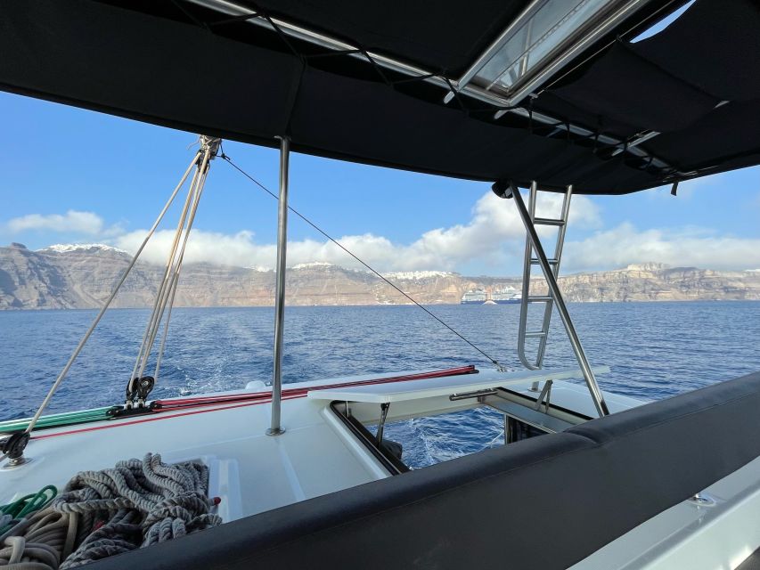 Santorini Catamaran Cruise with Swimming, Meal and Open Bar - Practical tips for your best day on the caldera