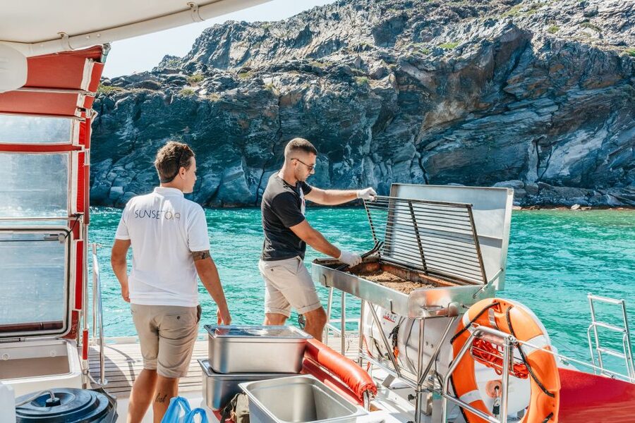 Santorini: Catamaran Tour with BBQ Dinner, Drinks, and Music - Value at About $93: What You’re Really Paying For