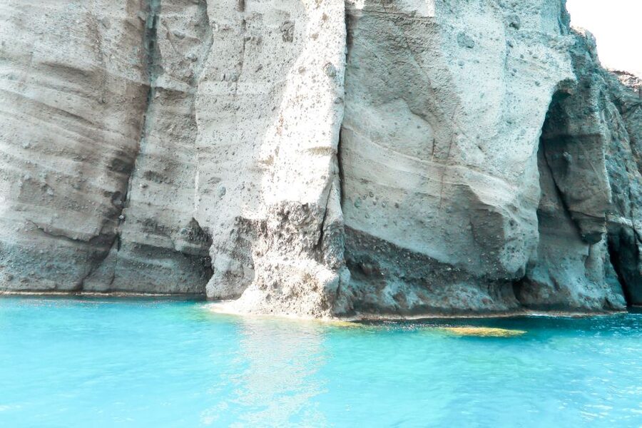 Santorini: Catamaran Tour with BBQ Meal and Unlimited Drinks - Lagoon 450, Ammoudi or Vlychada, and that calm small-group vibe