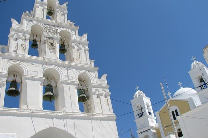 Santorini Classic Private Tour - Firostefani’s blue dome: quick stop, big views