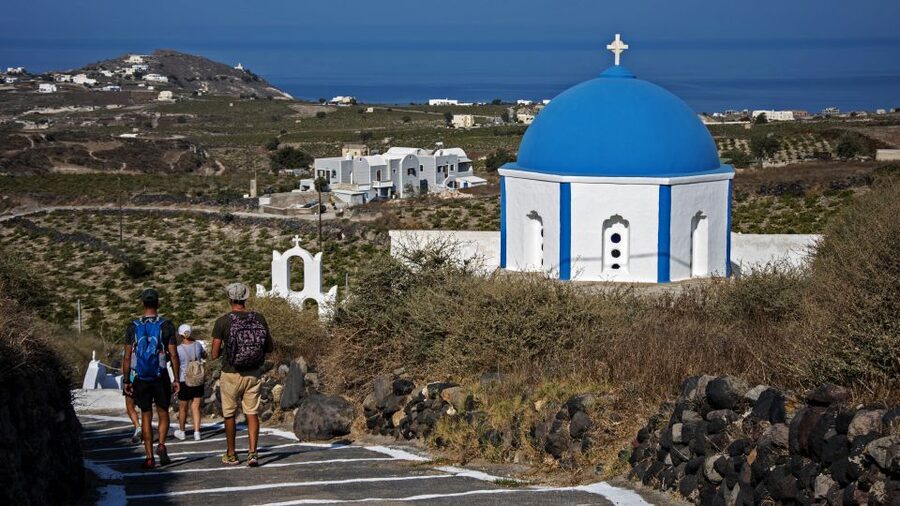 Santorini: Cooking Class and Easy Hike - Meeting near the Church of the Dormition of Holy Mary (outside Akrotiri)