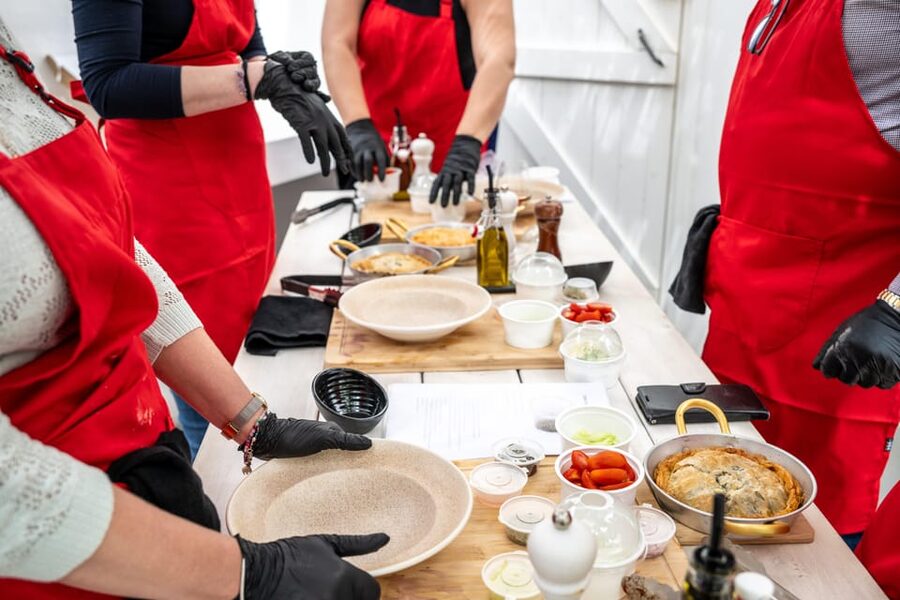 Santorini: Cooking Class with Lunch and Wine Tasting - Wine tasting with sommelier Lazarus: crisp picks plus sweet Vinsanto