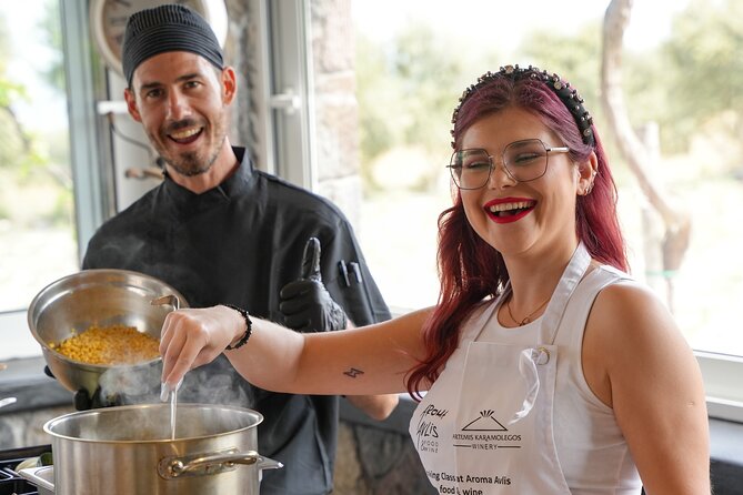 Santorini Cooking Lesson with Chef and a Bottle of Wine - Key highlights worth planning for