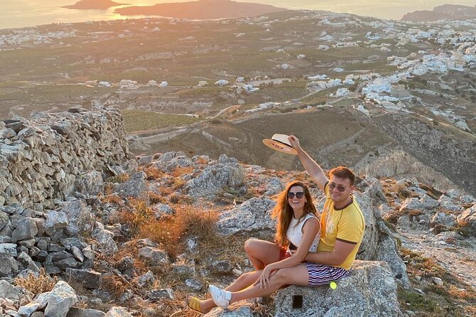 Santorini Discovery Private Custom Tour - Prophet Elias Monastery: High Views Without the All-Day Climb