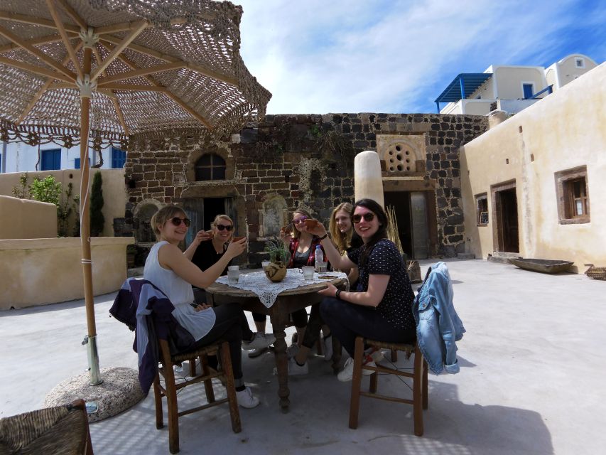 Santorini: Electric Mountain Bike Adventure - The Volcanic Ash Cave Chapel and Caldera Views