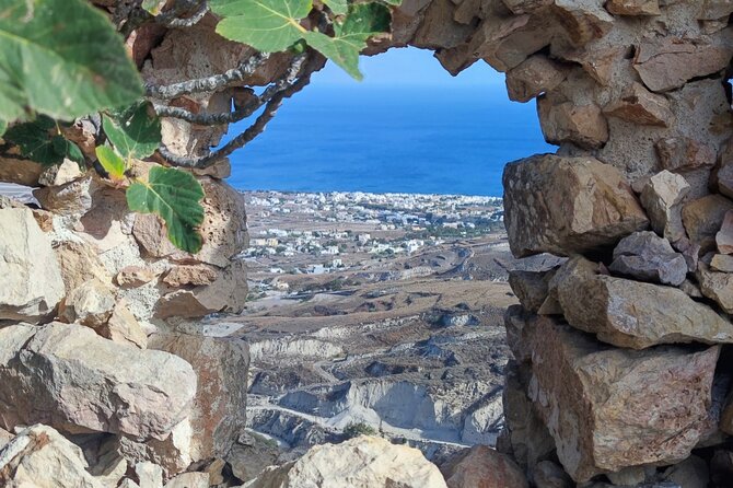 Santorini Essentials Half Day Private Sightseeing Tour - Stop 2: Pyrgos fortress settlement and its classic Cycladic mix