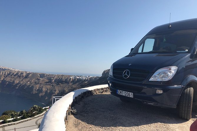 Santorini Exclusive Transfer - A luxury vehicle with a professional driver (and punctual energy)