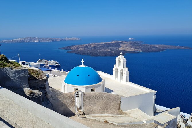 Santorini First-Time Guests Private Tour Sightseeing, excavetions & wine testing - Firostefani and Oia: Blue-Domed Views Without the Time Sink