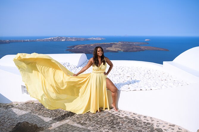 Santorini Flying Dress Photo Session Experience - Price and value: is $301.71 per person worth it?