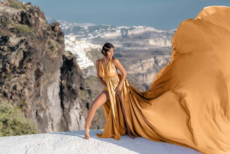 Santorini: Flying Dress Photoshoot - Should You Book This Santorini Flying Dress Photoshoot?