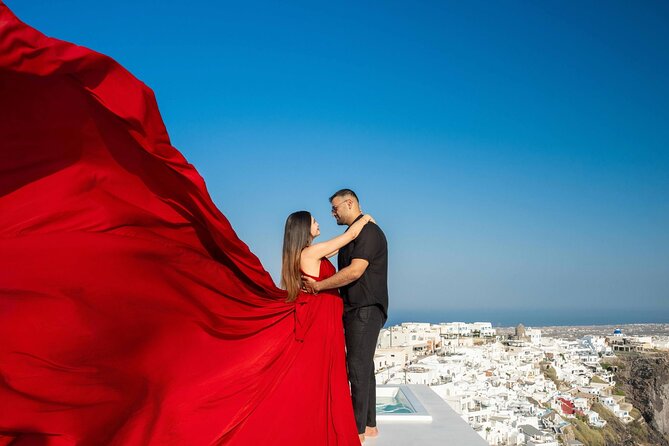Santorini Flying Dress Private Luxury Tour Experience & Pick up - Key highlights before you book